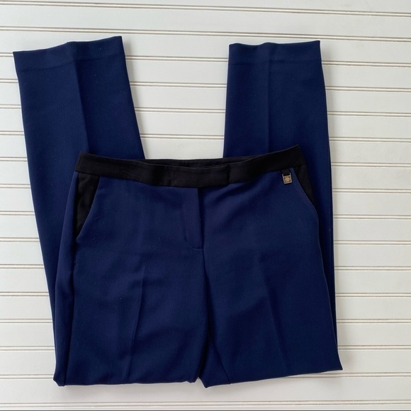 Anne Klein Navy Pants Size 8 - Picture 3 of 12
